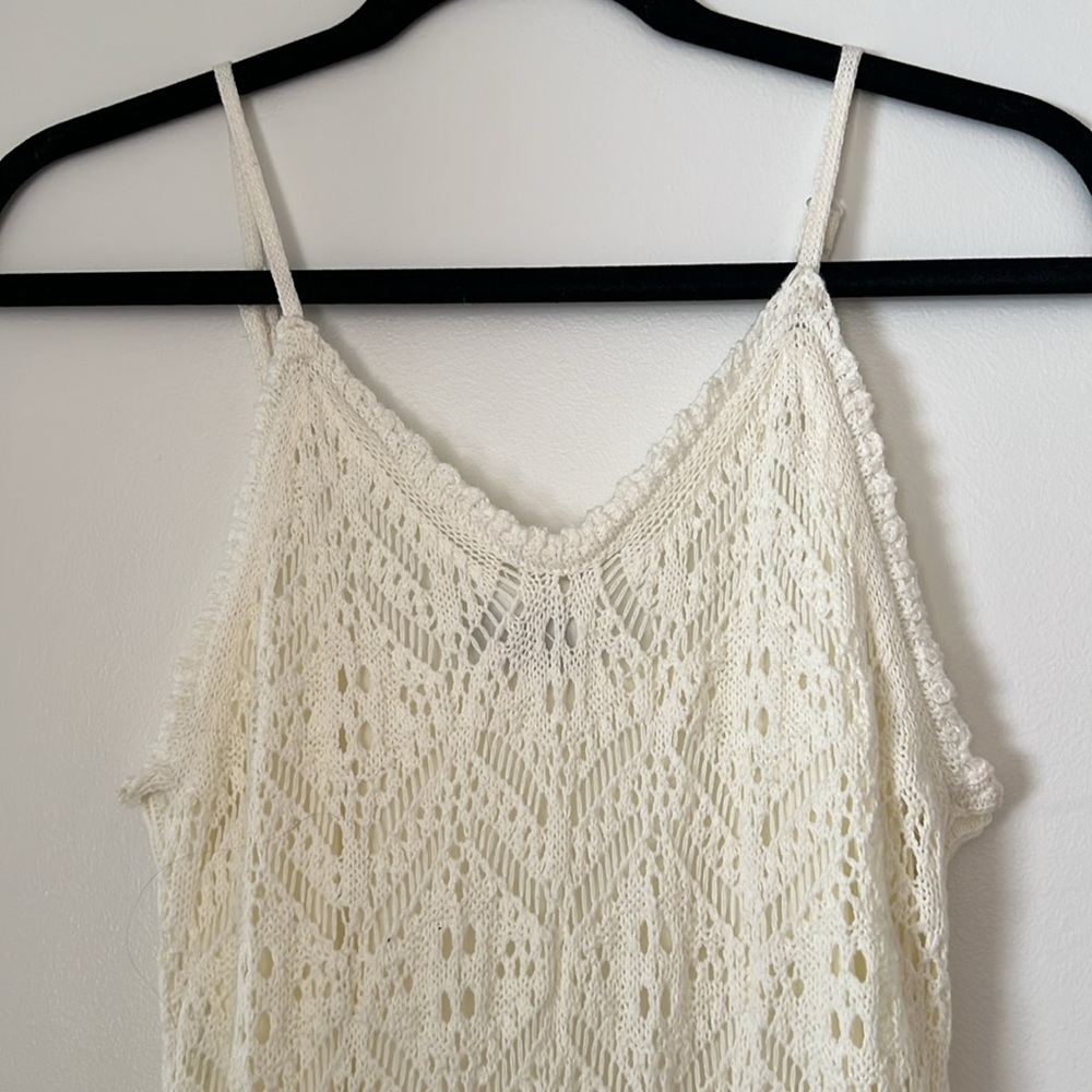 Women’s Freshman 1996 Sleeveless Knit Overlay Midi Dress - Picture 2 of 4